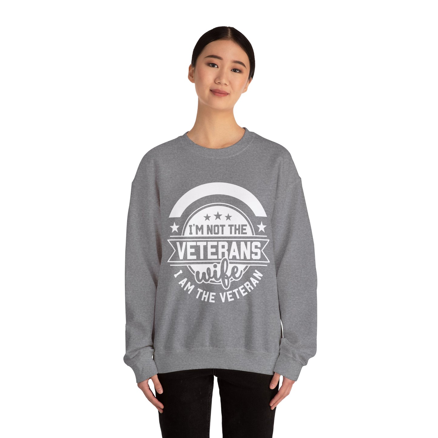 Unisex Heavy Blend™ Crewneck Sweatshirt - I am the Veteran
