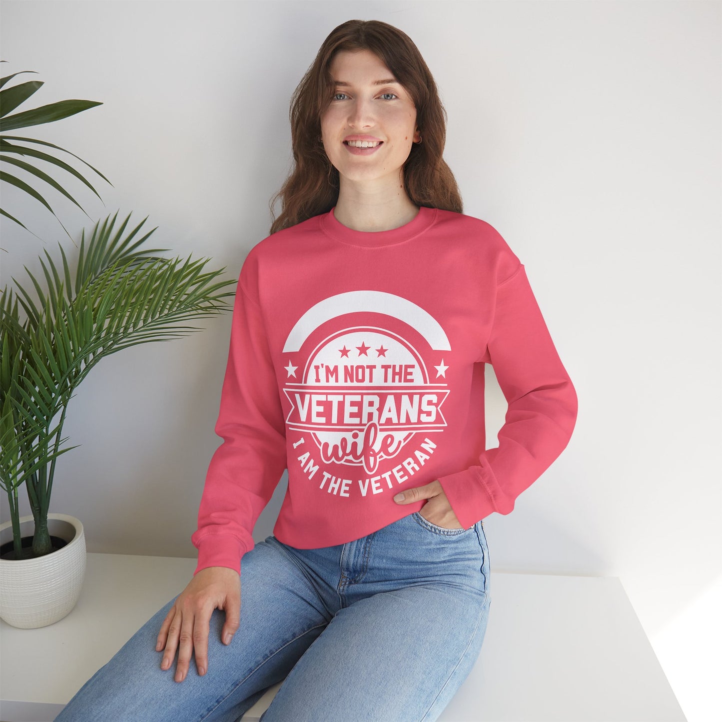 Unisex Heavy Blend™ Crewneck Sweatshirt - I am the Veteran