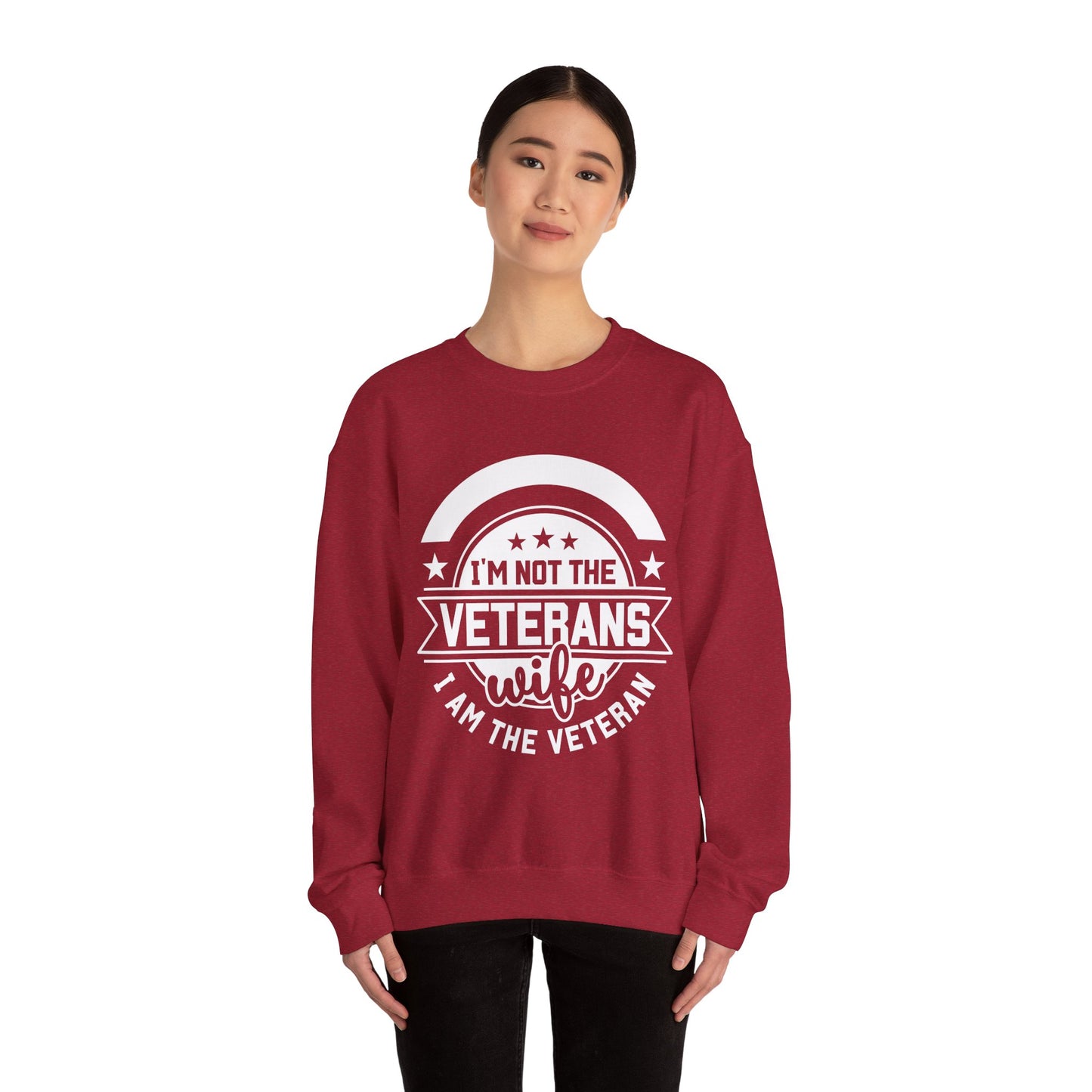 Unisex Heavy Blend™ Crewneck Sweatshirt - I am the Veteran