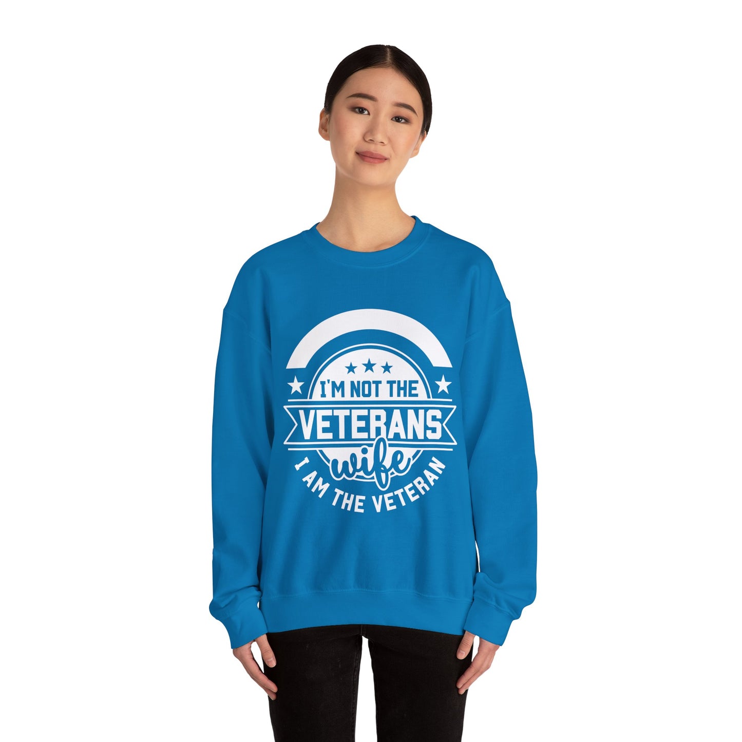 Unisex Heavy Blend™ Crewneck Sweatshirt - I am the Veteran