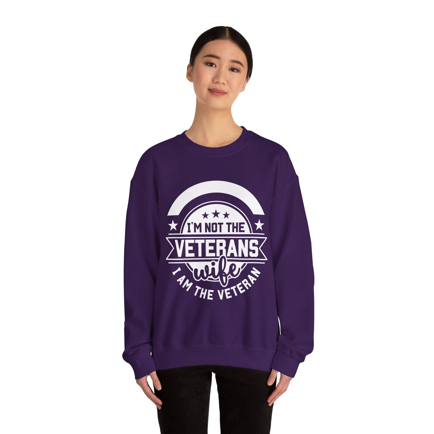 Unisex Heavy Blend™ Crewneck Sweatshirt - I am the Veteran