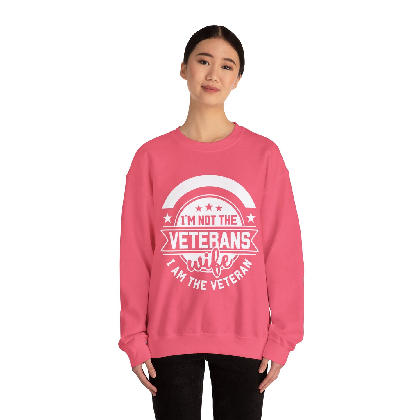 Unisex Heavy Blend™ Crewneck Sweatshirt - I am the Veteran