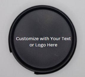 Personalized Aluminum Coaster Set: Custom Text or Logo Options - Airik Creations LLC