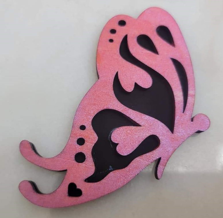 Custom magnet pink style