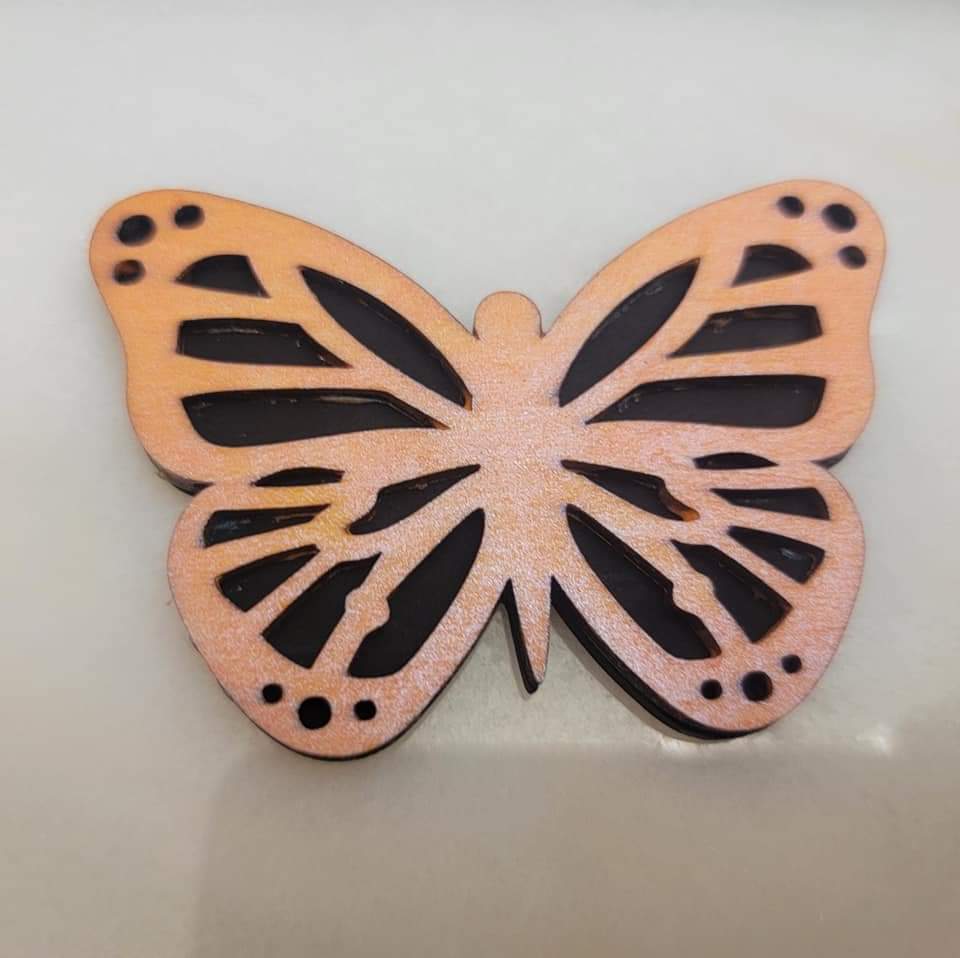 Custom magnet natural wood style