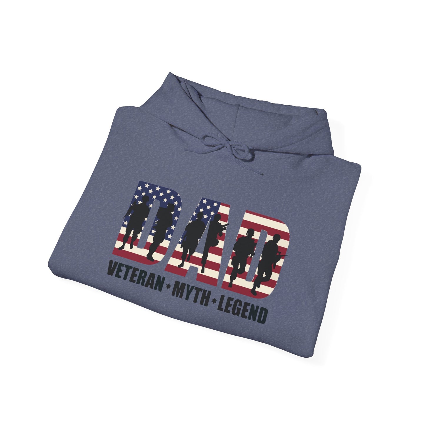 Unisex Heavy Blend™ Hooded Sweatshirt - Military Veteran Dad