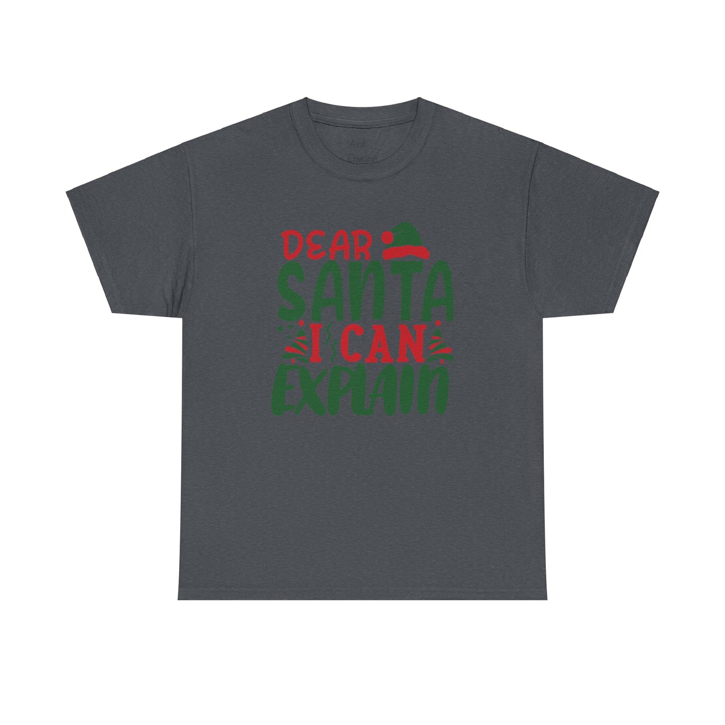 Unisex Heavy Cotton Tee - Santa I Can Explain