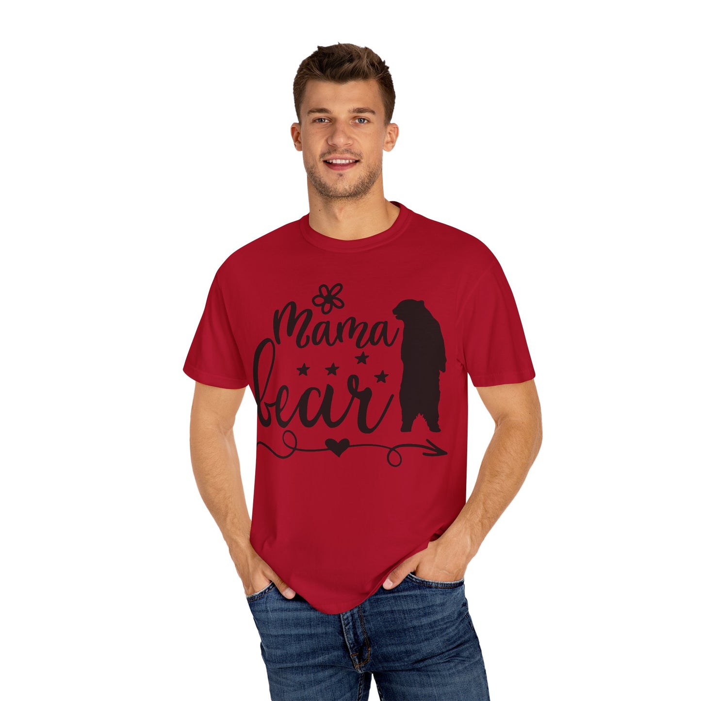 Unisex Garment-Dyed T-shirt - Mama Bear