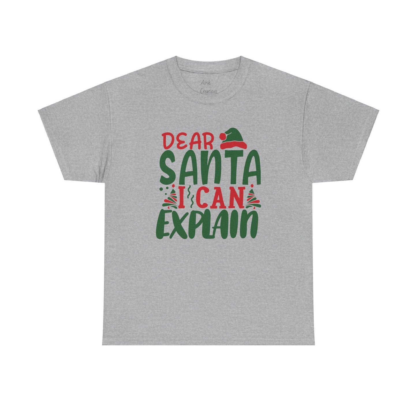 Unisex Heavy Cotton Tee - Santa I Can Explain