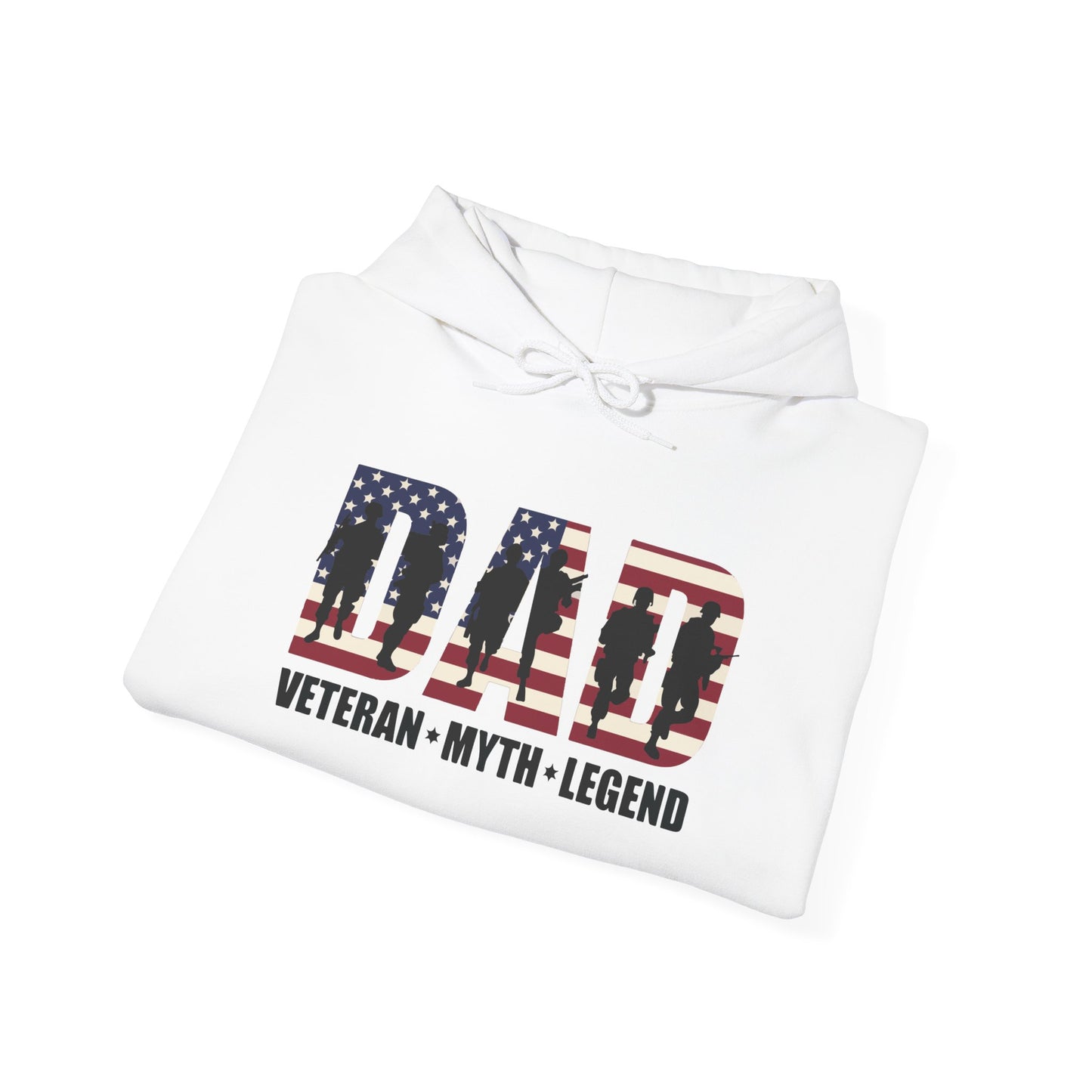 Unisex Heavy Blend™ Hooded Sweatshirt - Military Veteran Dad