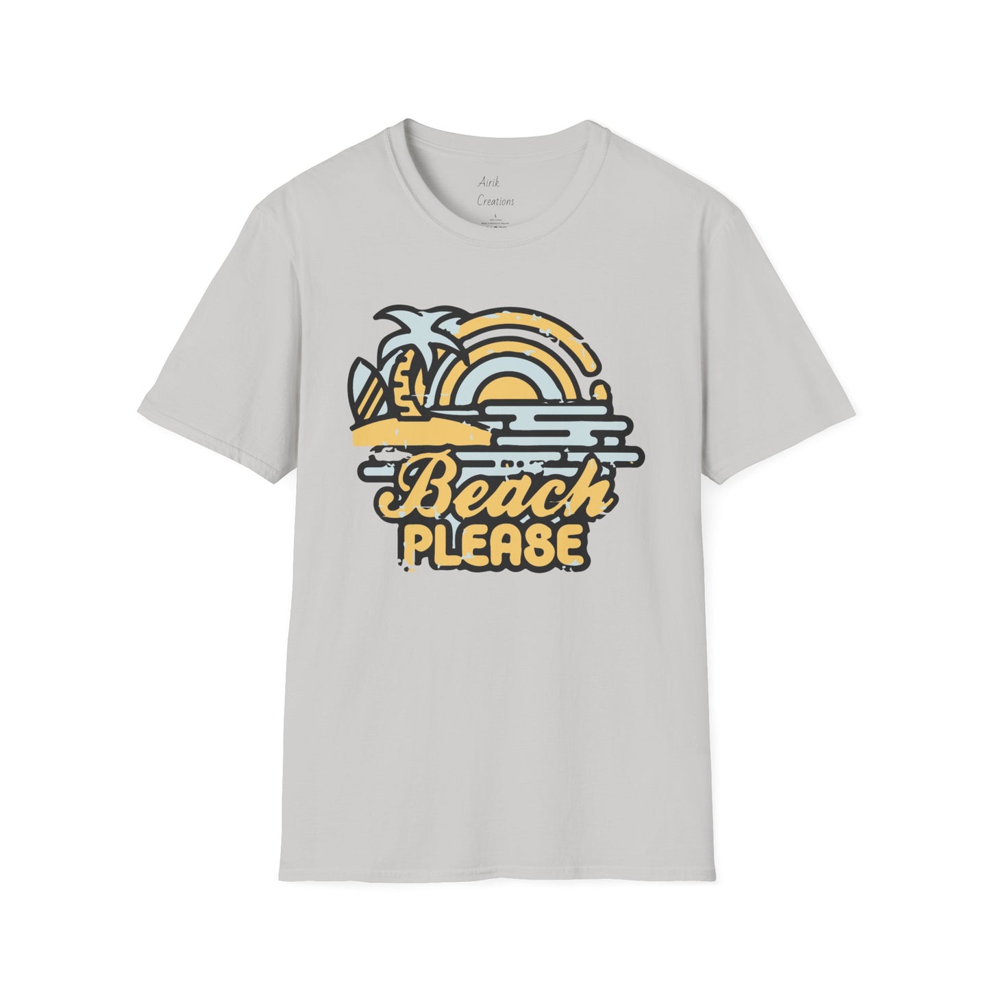 Unisex Softstyle T-Shirt - Beach Please