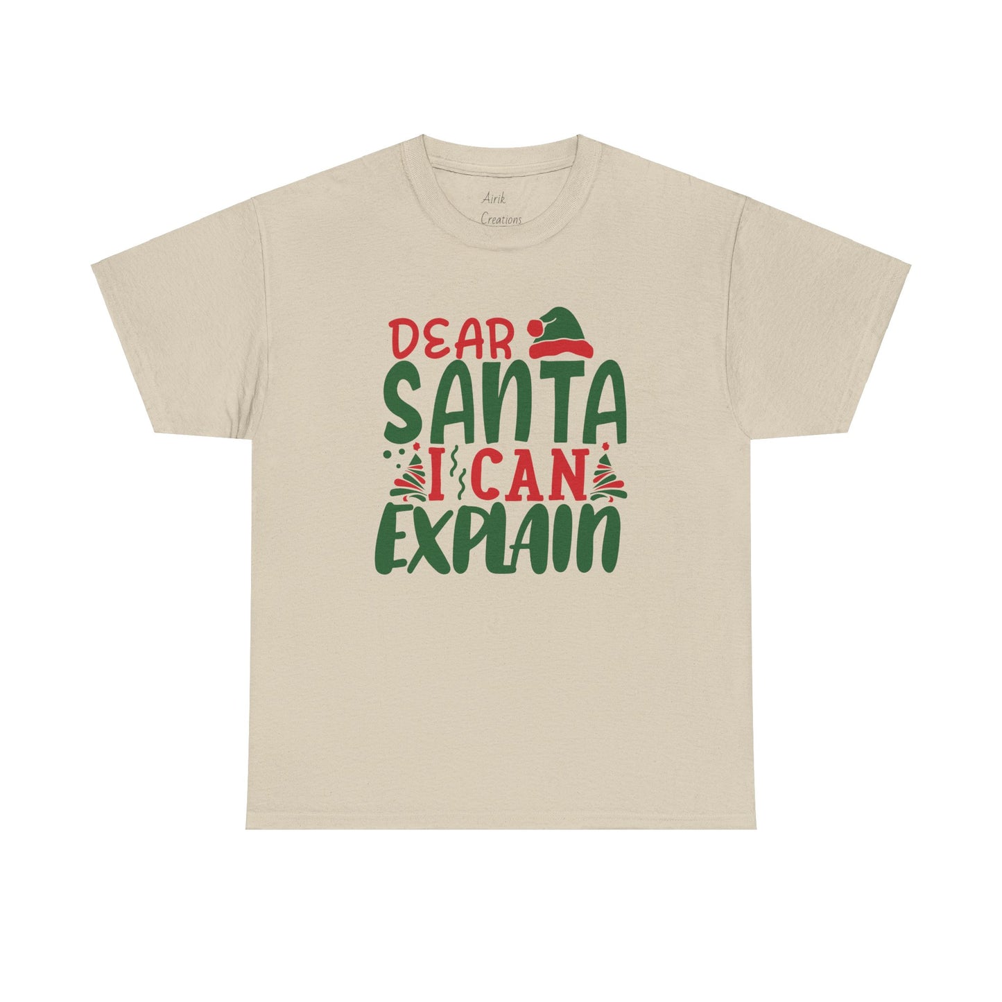 Unisex Heavy Cotton Tee - Santa I Can Explain