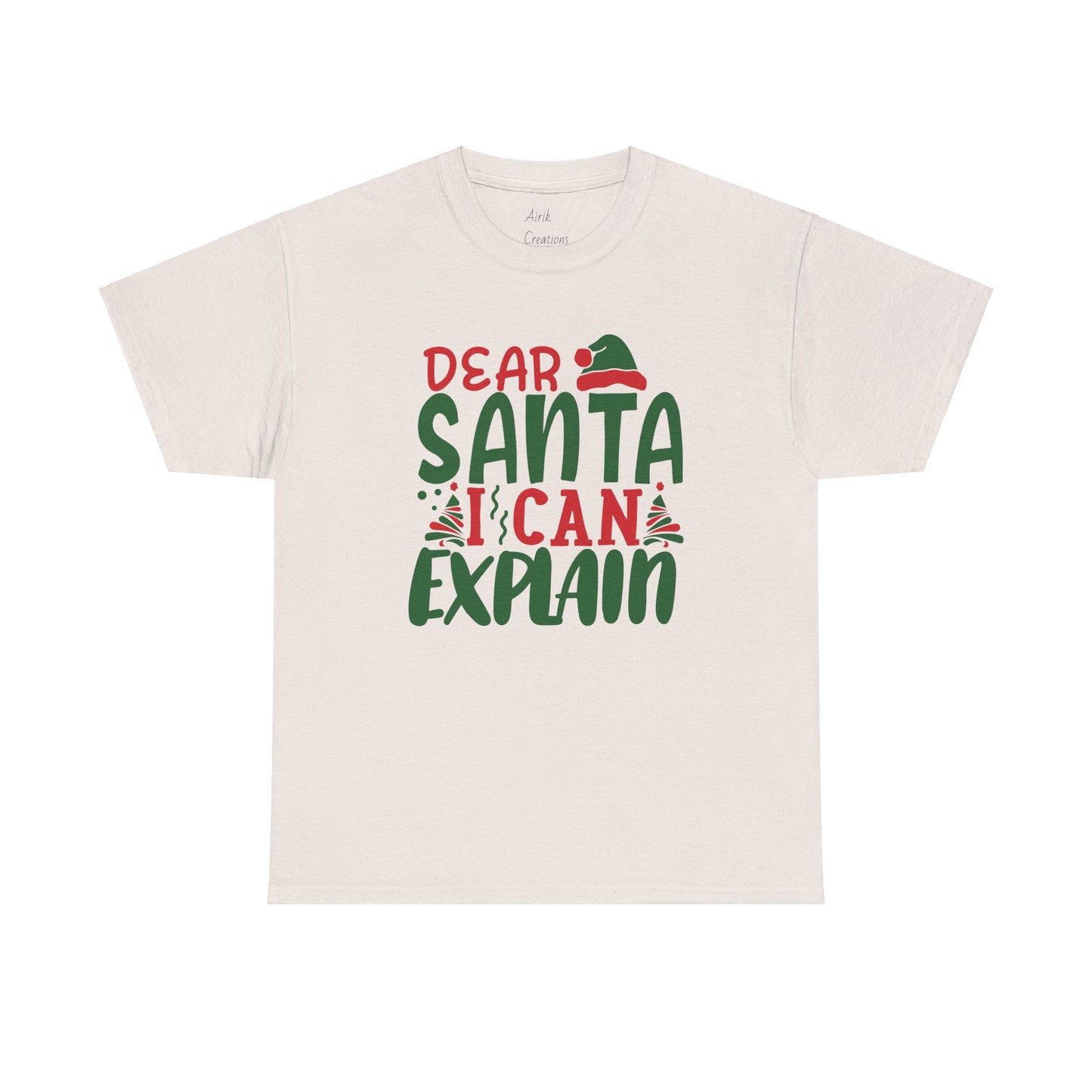 Unisex Heavy Cotton Tee - Santa I Can Explain