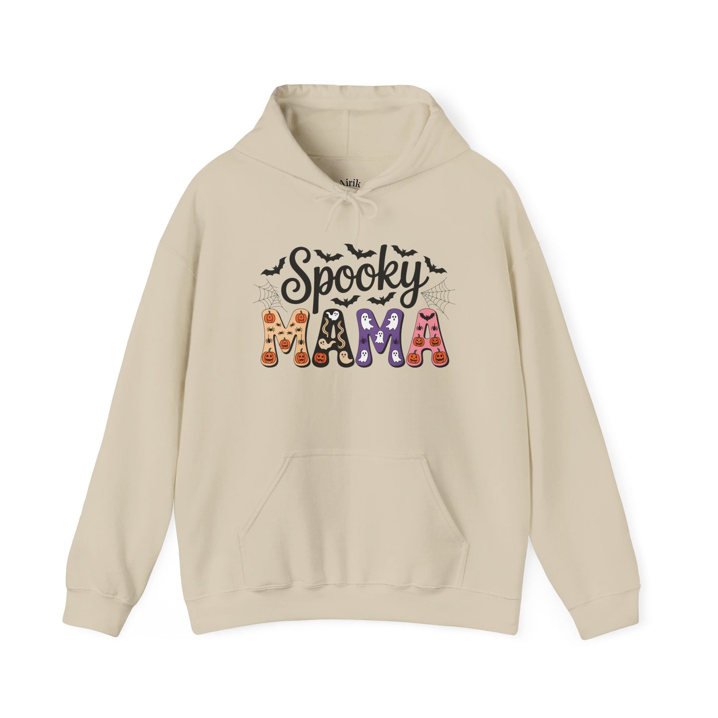 Spooky Mama Hooded Sweatshirt | Cozy Halloween Apparel, Unisex Sweatshirt, Gift for Halloween Lovers, Fall Fashion, Casual Hoodie