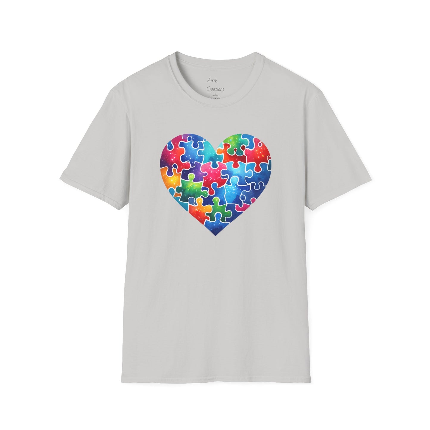 Unisex Softstyle T-Shirt - Autism Heart