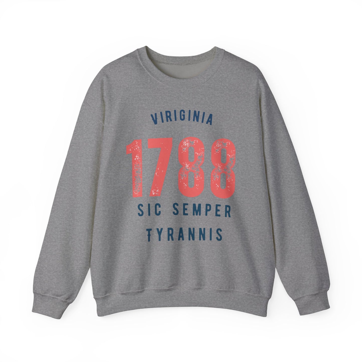 Unisex Heavy Blend™ Crewneck Sweatshirt - Virginia Sic Semper Tyrannis