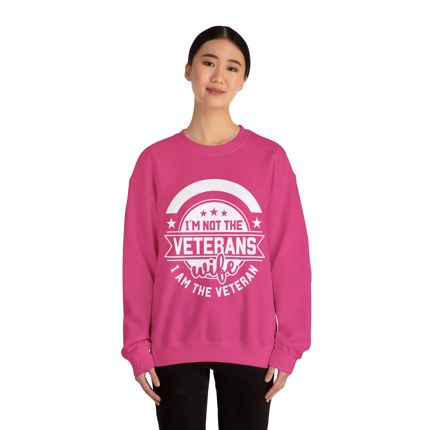 Unisex Heavy Blend™ Crewneck Sweatshirt - I am the Veteran