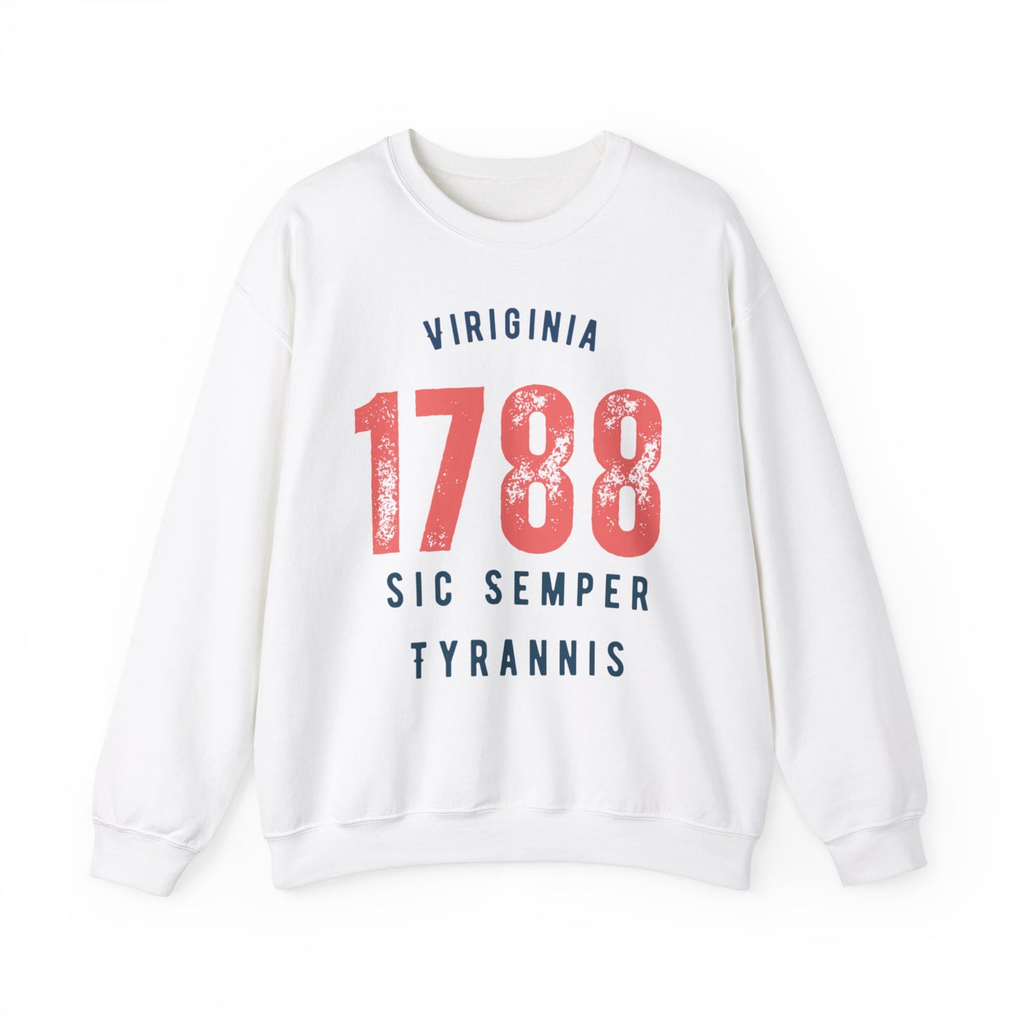 Unisex Heavy Blend™ Crewneck Sweatshirt - Virginia Sic Semper Tyrannis