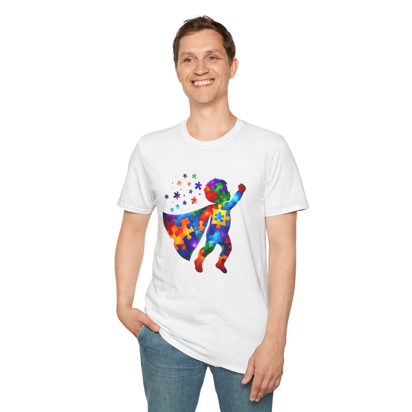 Unisex Softstyle T-Shirt - Autism Superhero