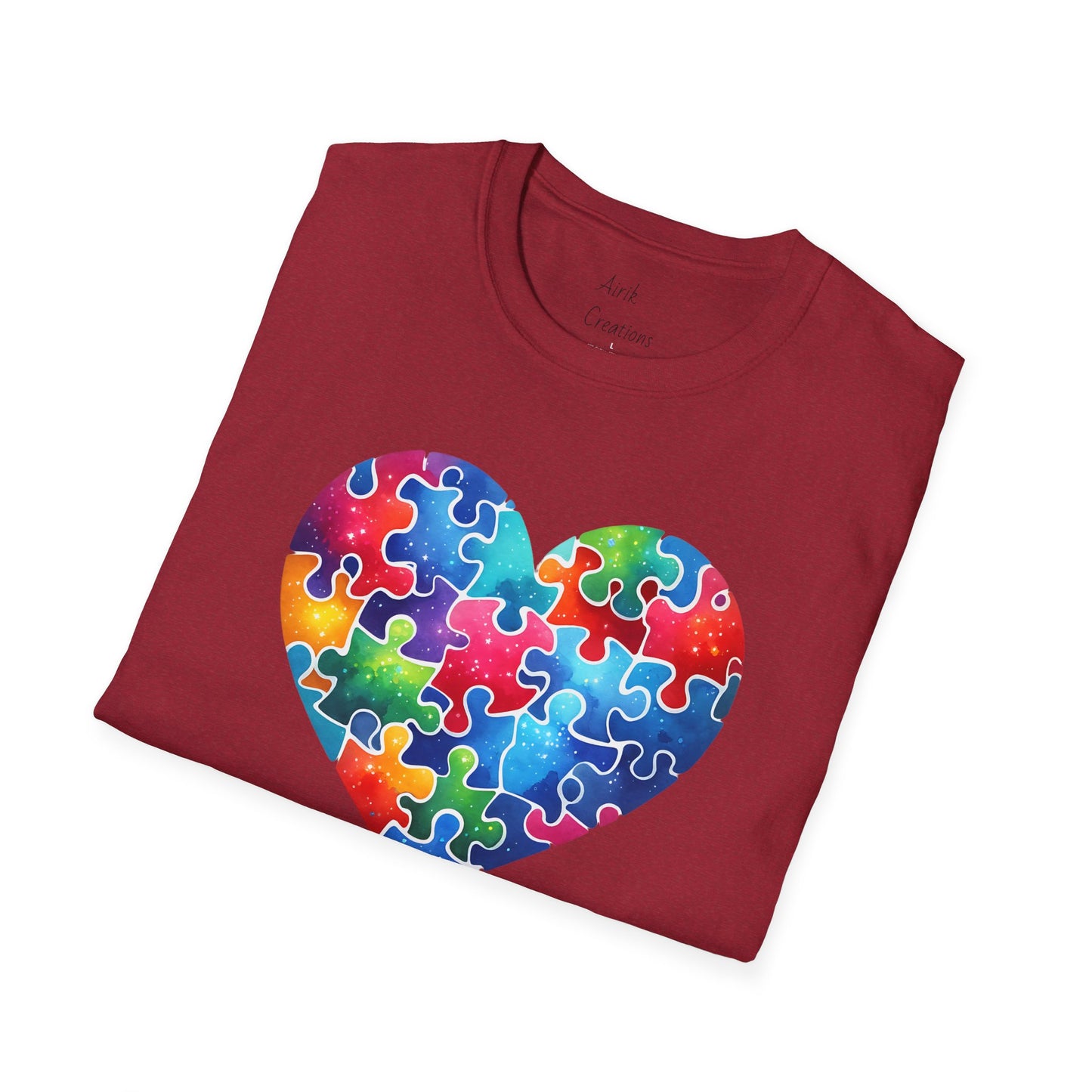 Unisex Softstyle T-Shirt - Autism Heart