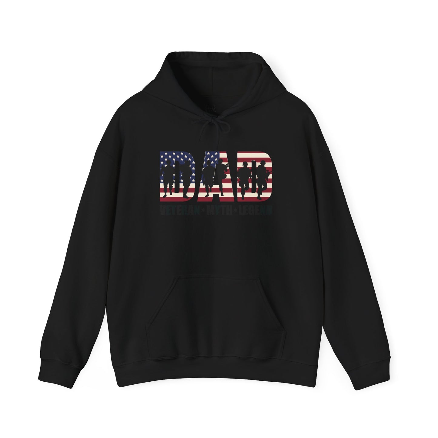 Unisex Heavy Blend™ Hooded Sweatshirt - Military Veteran Dad