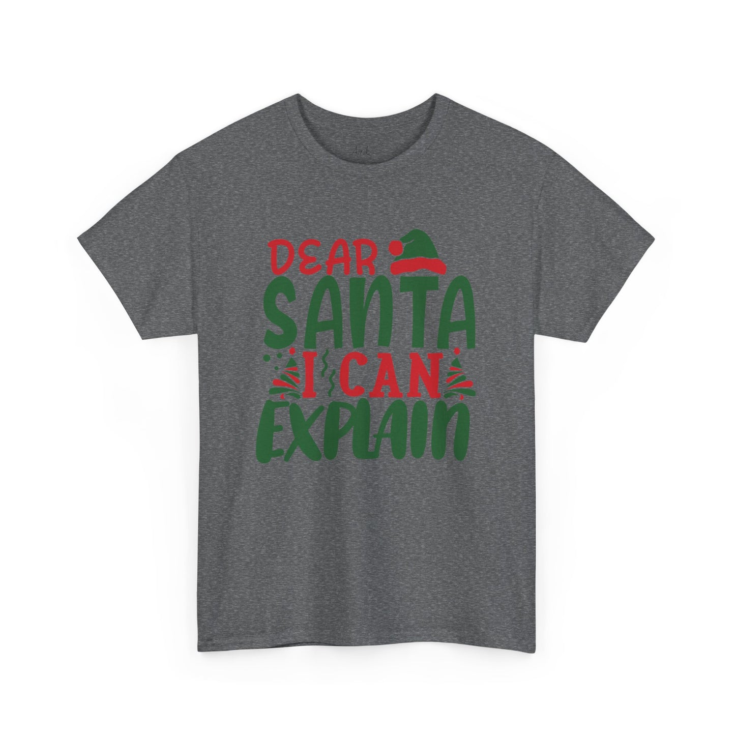 Unisex Heavy Cotton Tee - Santa I Can Explain