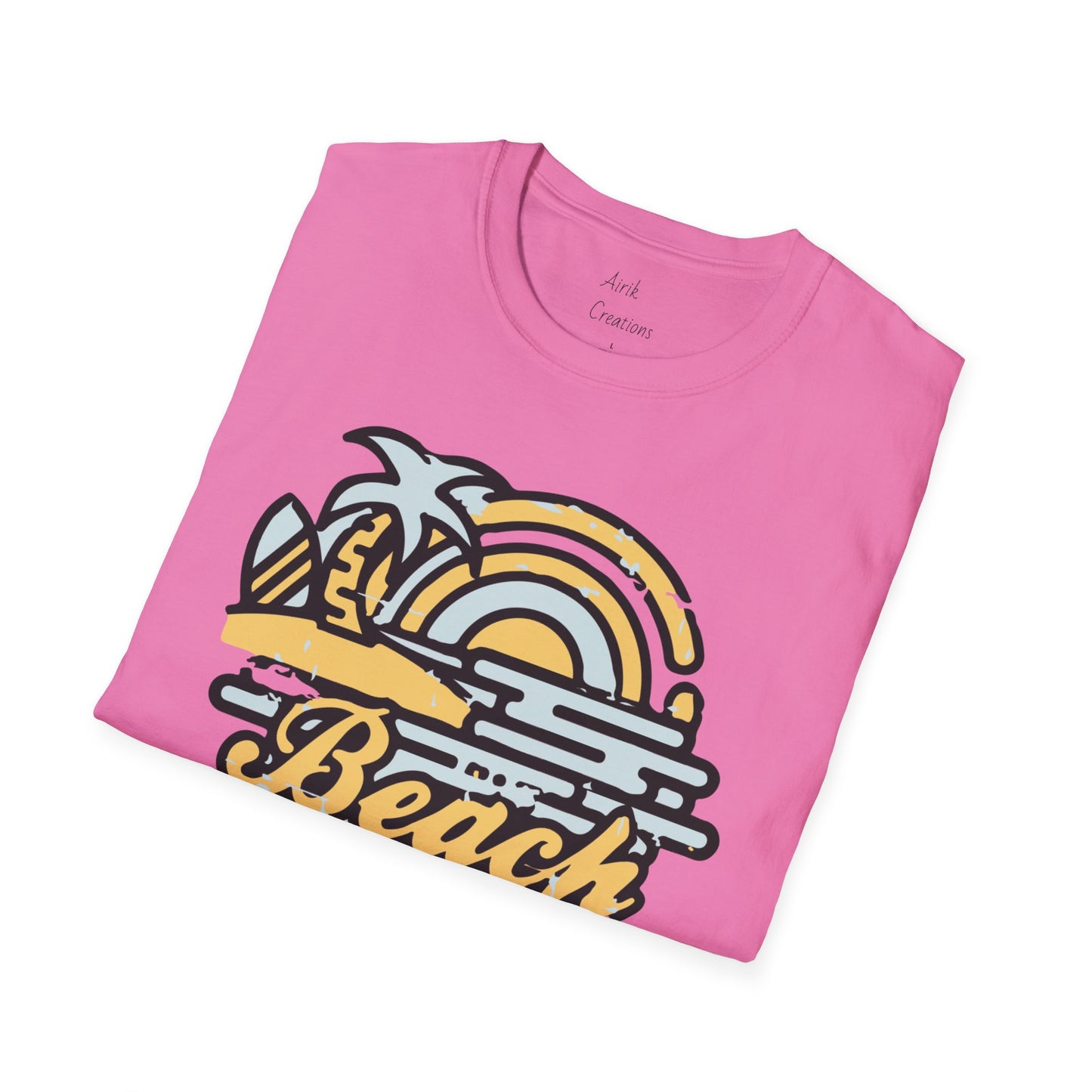 Unisex Softstyle T-Shirt - Beach Please