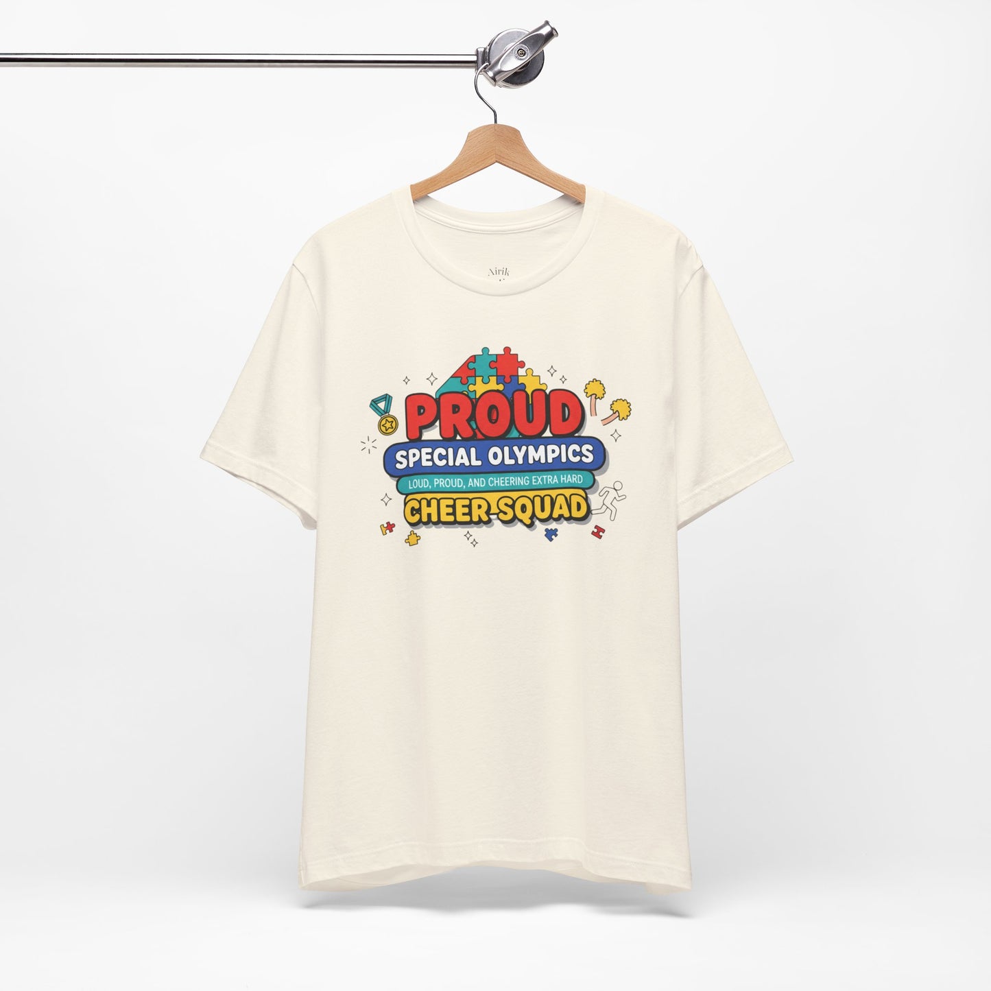 Proud Special Olympics Cheer Squad T-Shirt — Loud, Proud, and Cheering Extra Hard