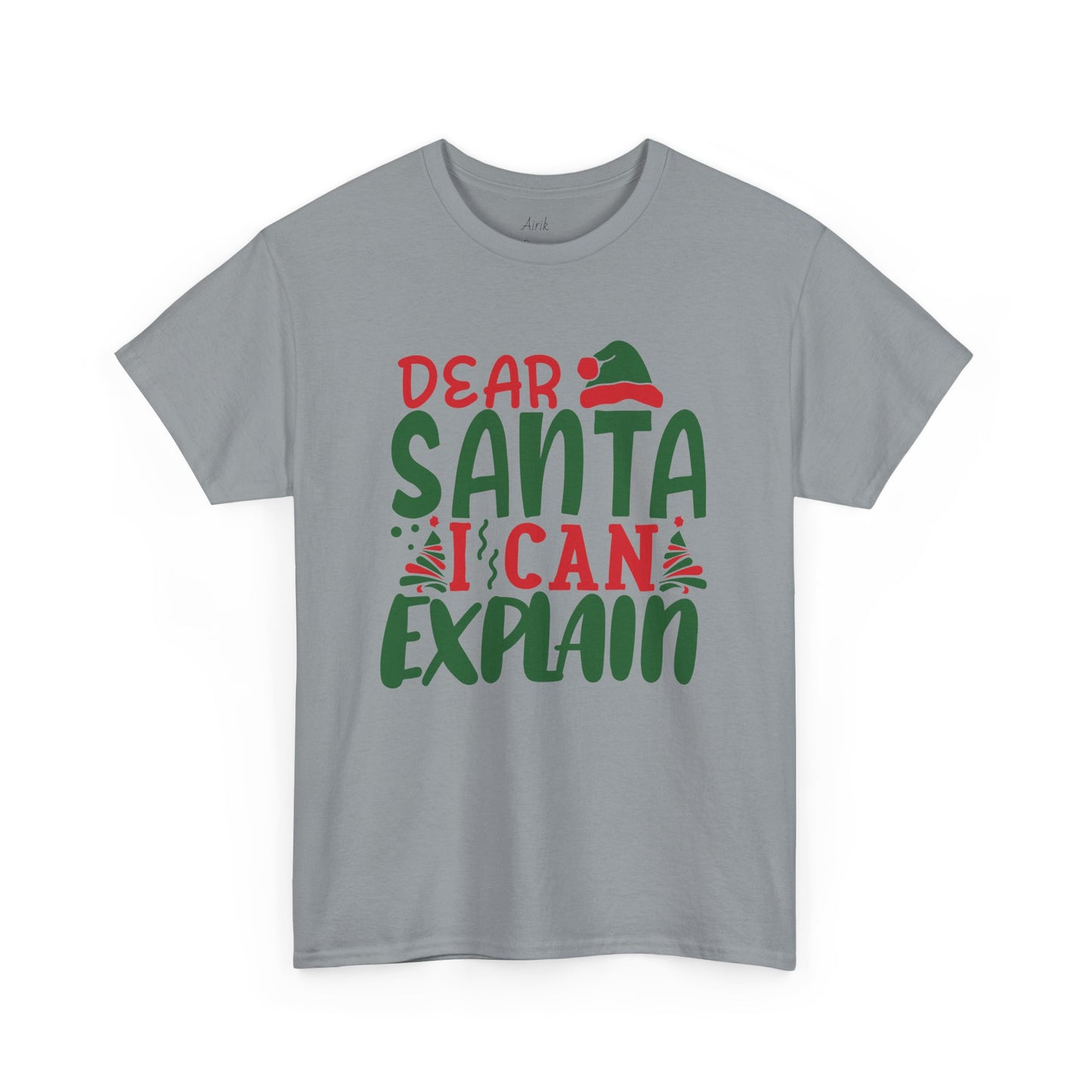 Unisex Heavy Cotton Tee - Santa I Can Explain