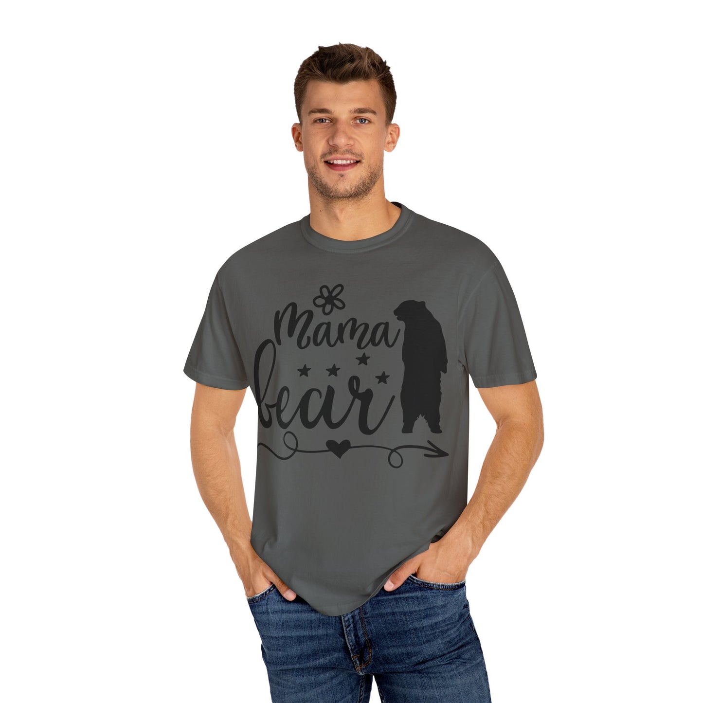 Unisex Garment-Dyed T-shirt - Mama Bear