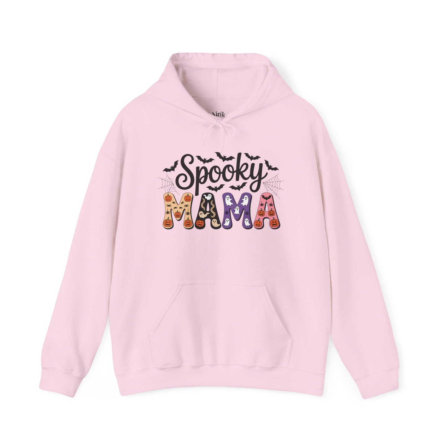 Spooky Mama Hooded Sweatshirt | Cozy Halloween Apparel, Unisex Sweatshirt, Gift for Halloween Lovers, Fall Fashion, Casual Hoodie