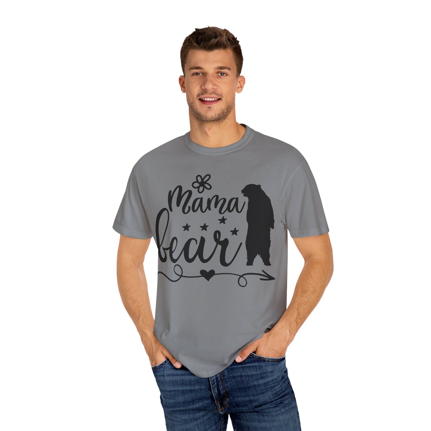 Unisex Garment-Dyed T-shirt - Mama Bear