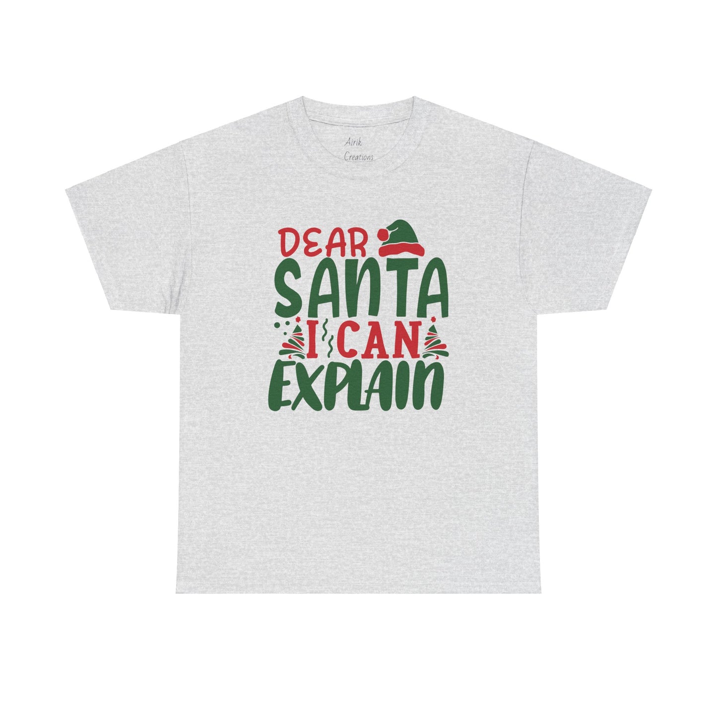 Unisex Heavy Cotton Tee - Santa I Can Explain