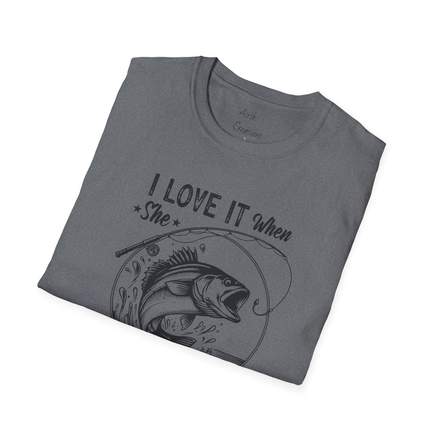 Unisex Softstyle T-Shirt - Fishing Bend Over