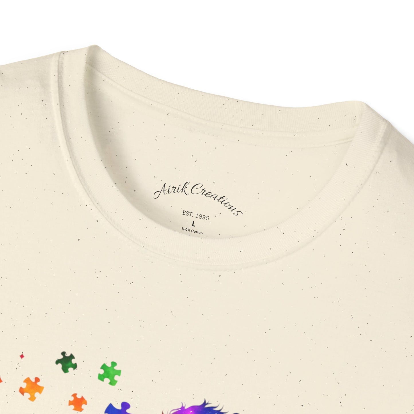 Autism Awareness Superhero T-Shirt – Colorful Puzzle Cape Kids Support Tee