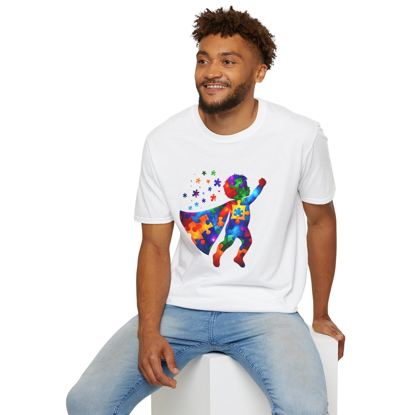 Unisex Softstyle T-Shirt - Autism Superhero