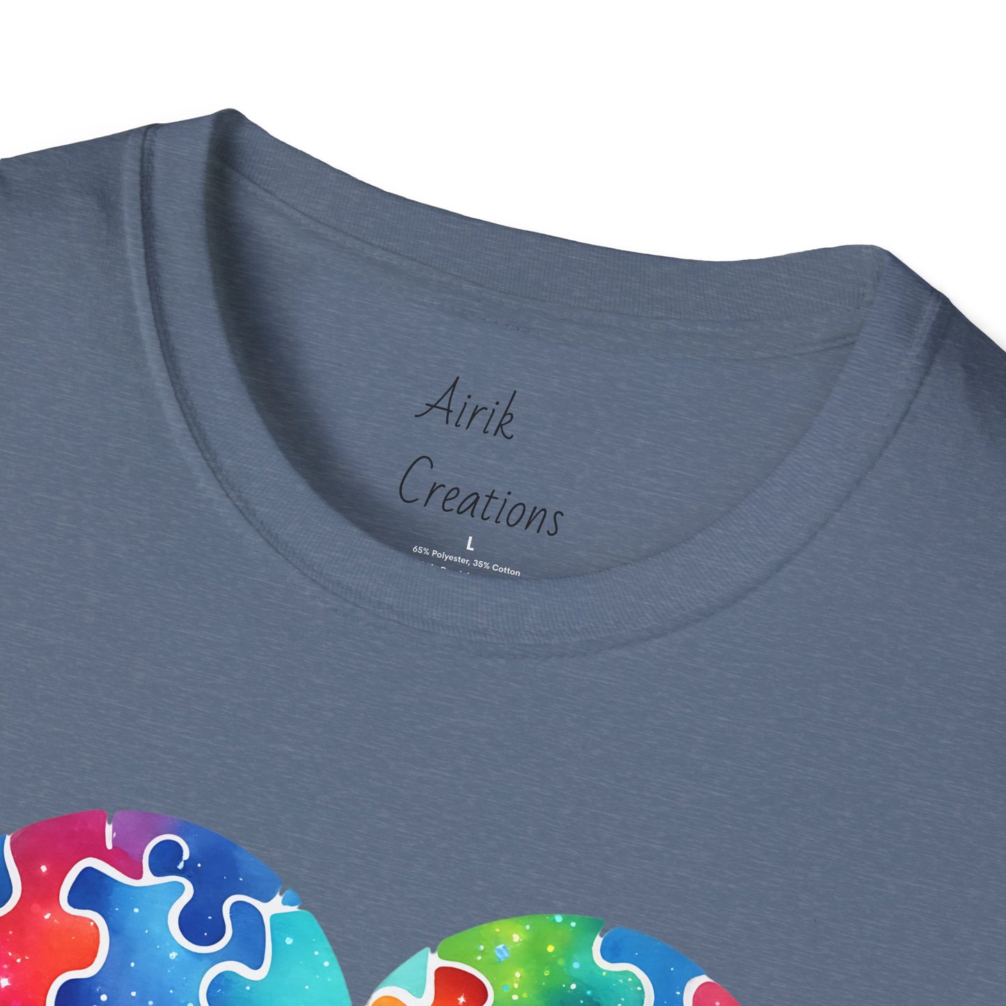 Unisex Softstyle T-Shirt - Autism Heart