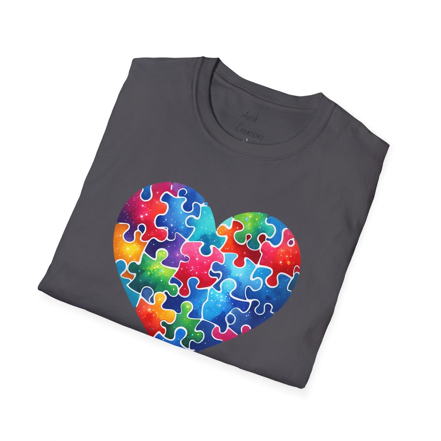 Unisex Softstyle T-Shirt - Autism Heart