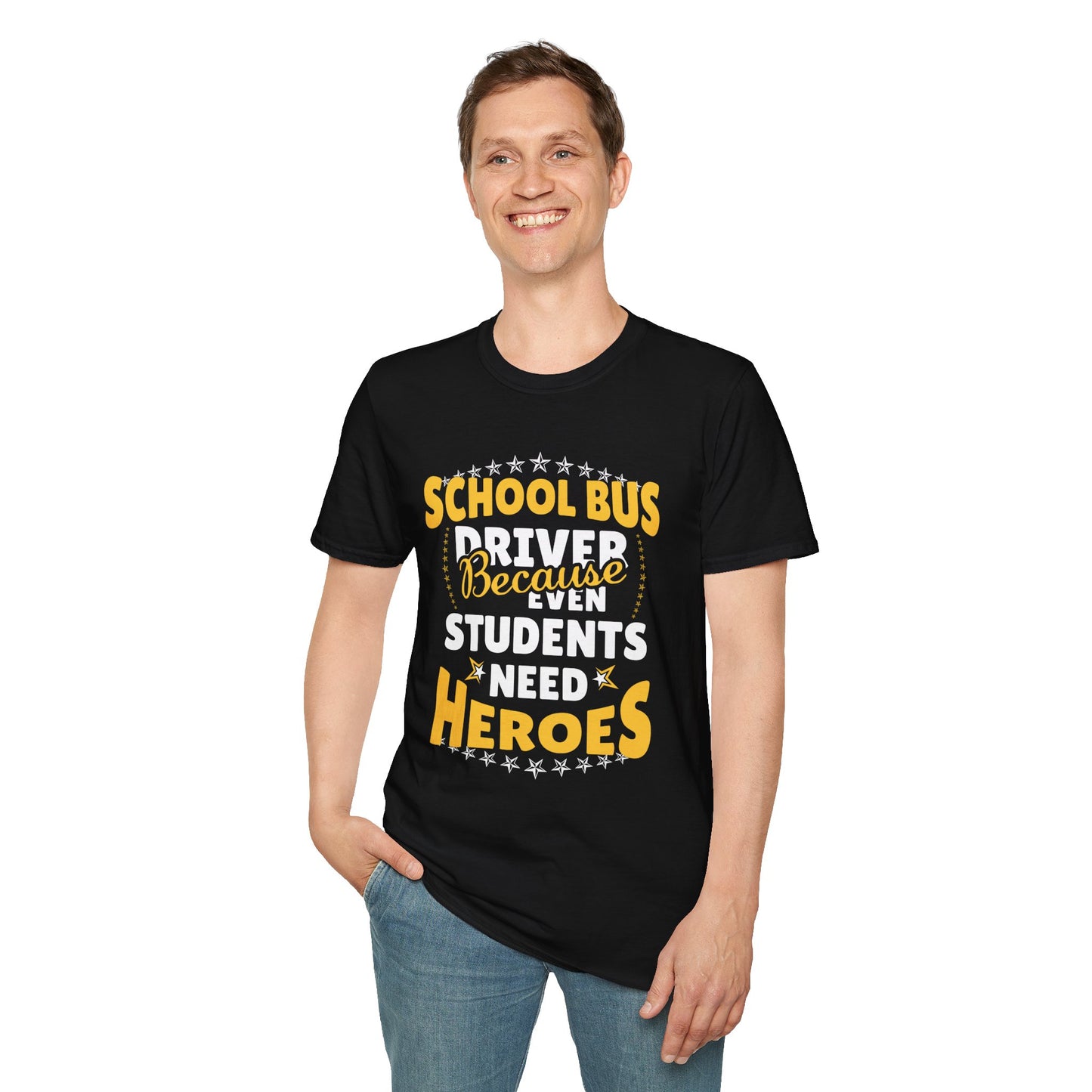 Unisex Softstyle T-Shirt - Bus Driver Heros