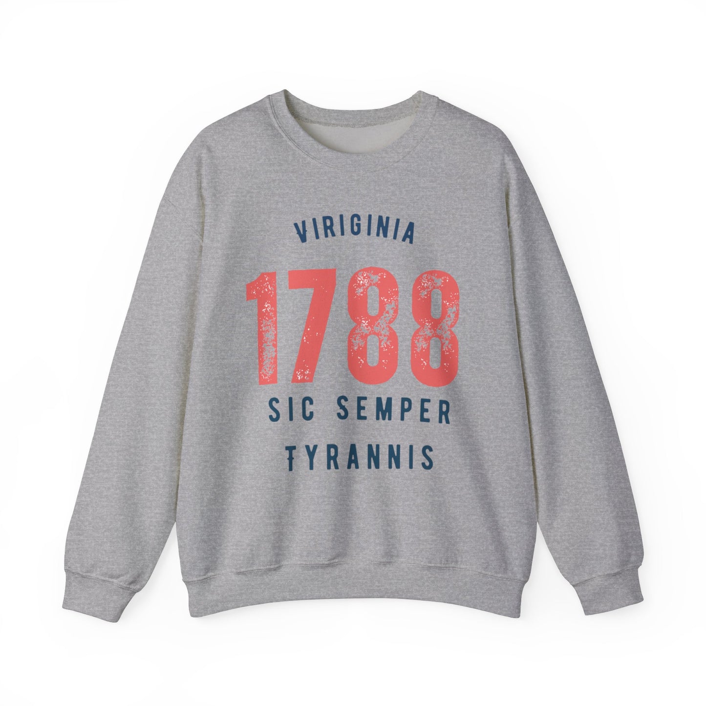 Unisex Heavy Blend™ Crewneck Sweatshirt - Virginia Sic Semper Tyrannis