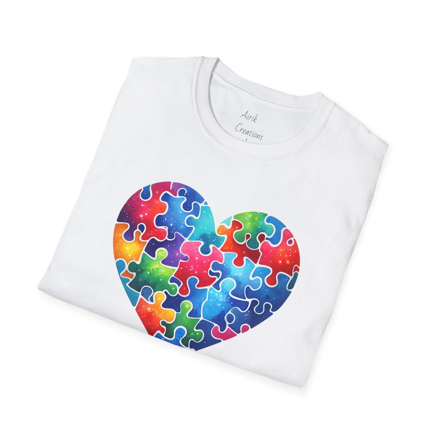 Unisex Softstyle T-Shirt - Autism Heart