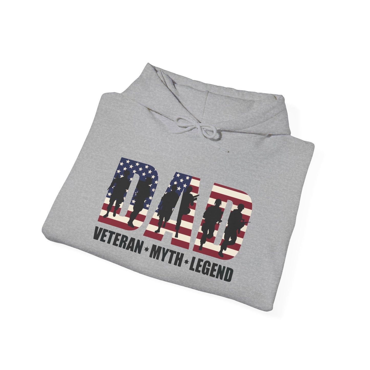 Unisex Heavy Blend™ Hooded Sweatshirt - Military Veteran Dad