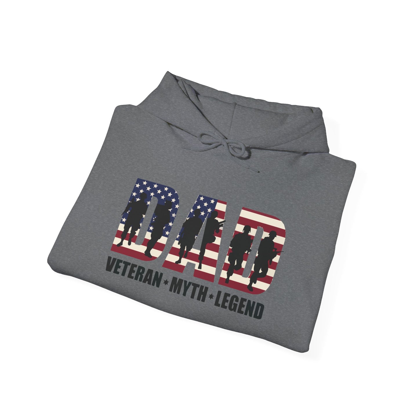 Unisex Heavy Blend™ Hooded Sweatshirt - Military Veteran Dad