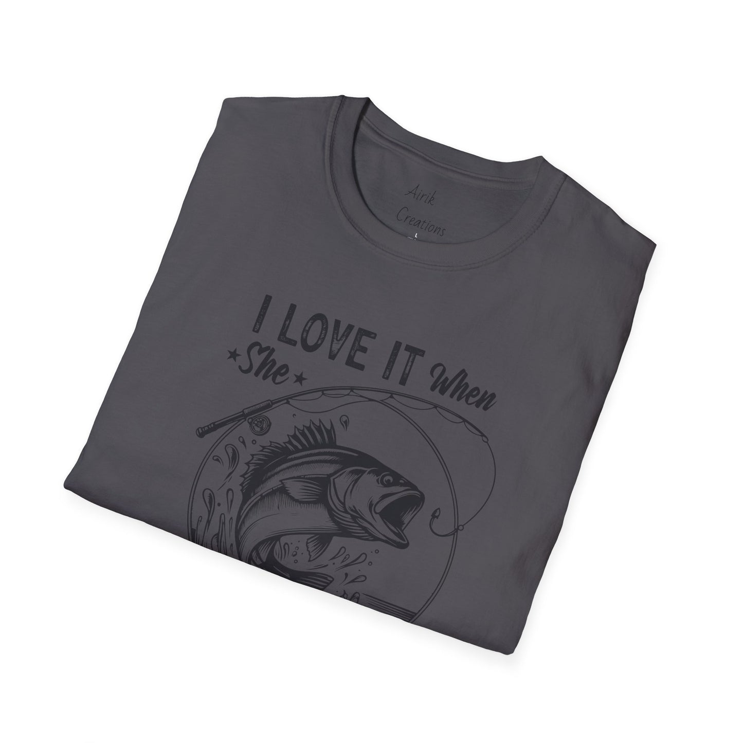 Unisex Softstyle T-Shirt - Fishing Bend Over