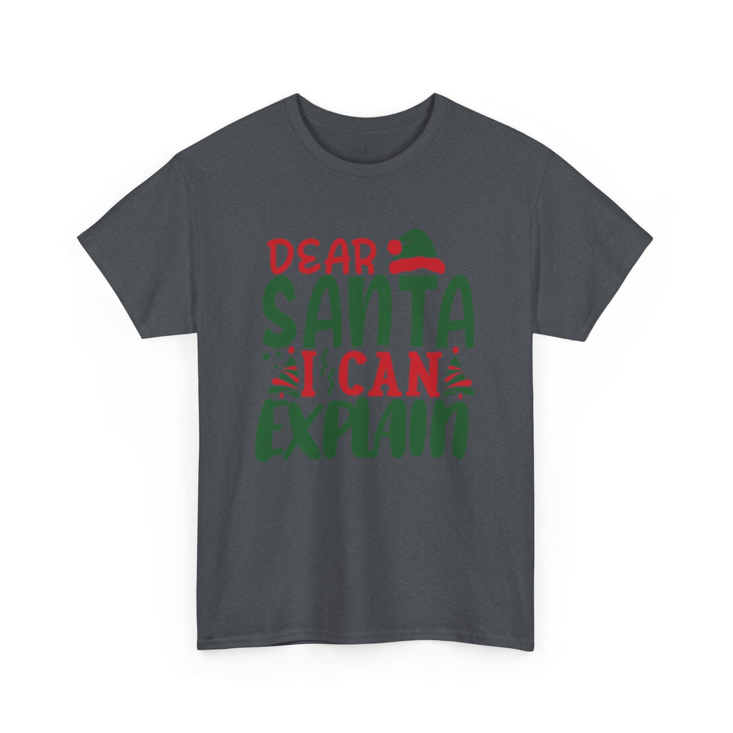 Unisex Heavy Cotton Tee - Santa I Can Explain