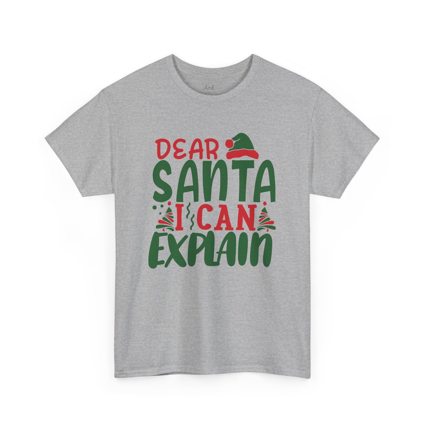 Unisex Heavy Cotton Tee - Santa I Can Explain