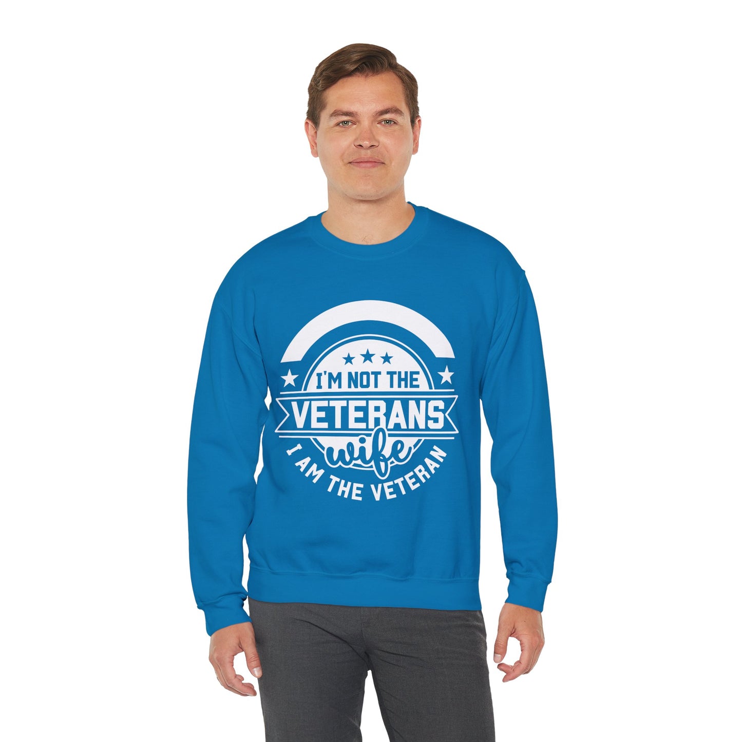 Unisex Heavy Blend™ Crewneck Sweatshirt - I am the Veteran