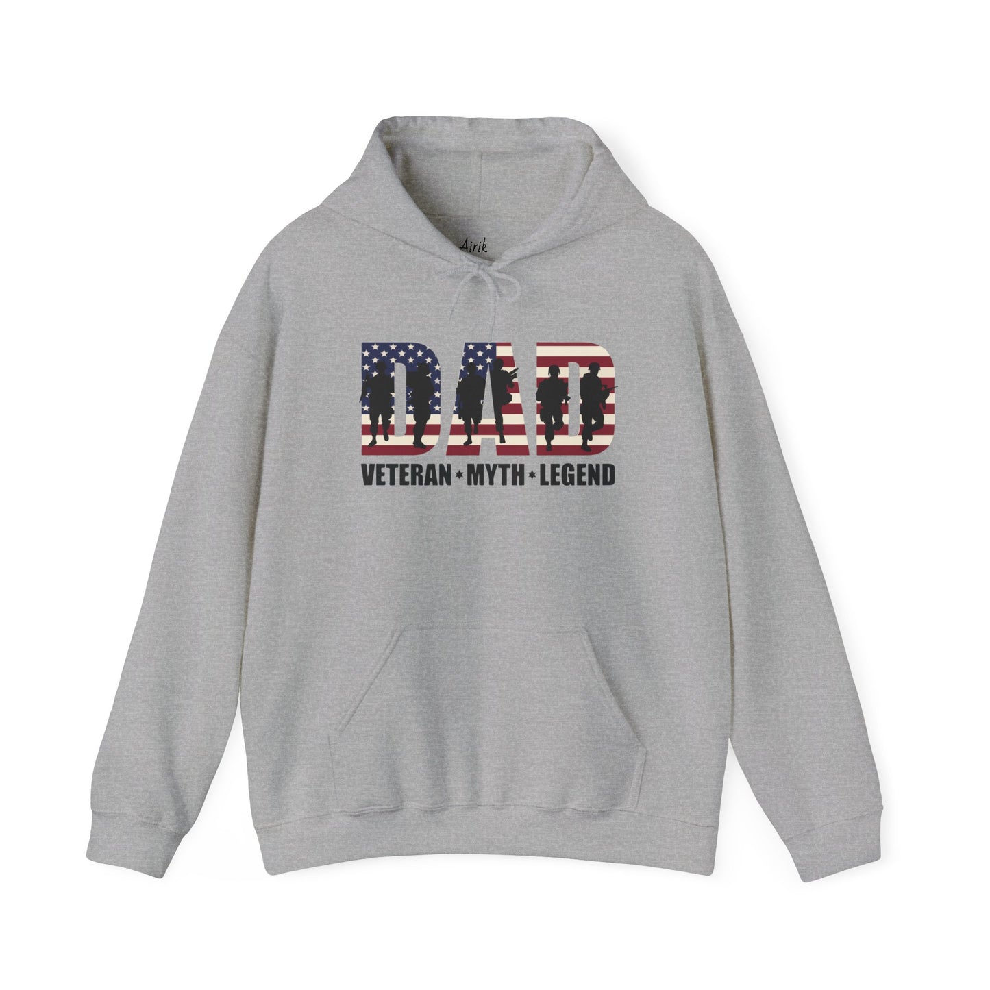 Unisex Heavy Blend™ Hooded Sweatshirt - Military Veteran Dad