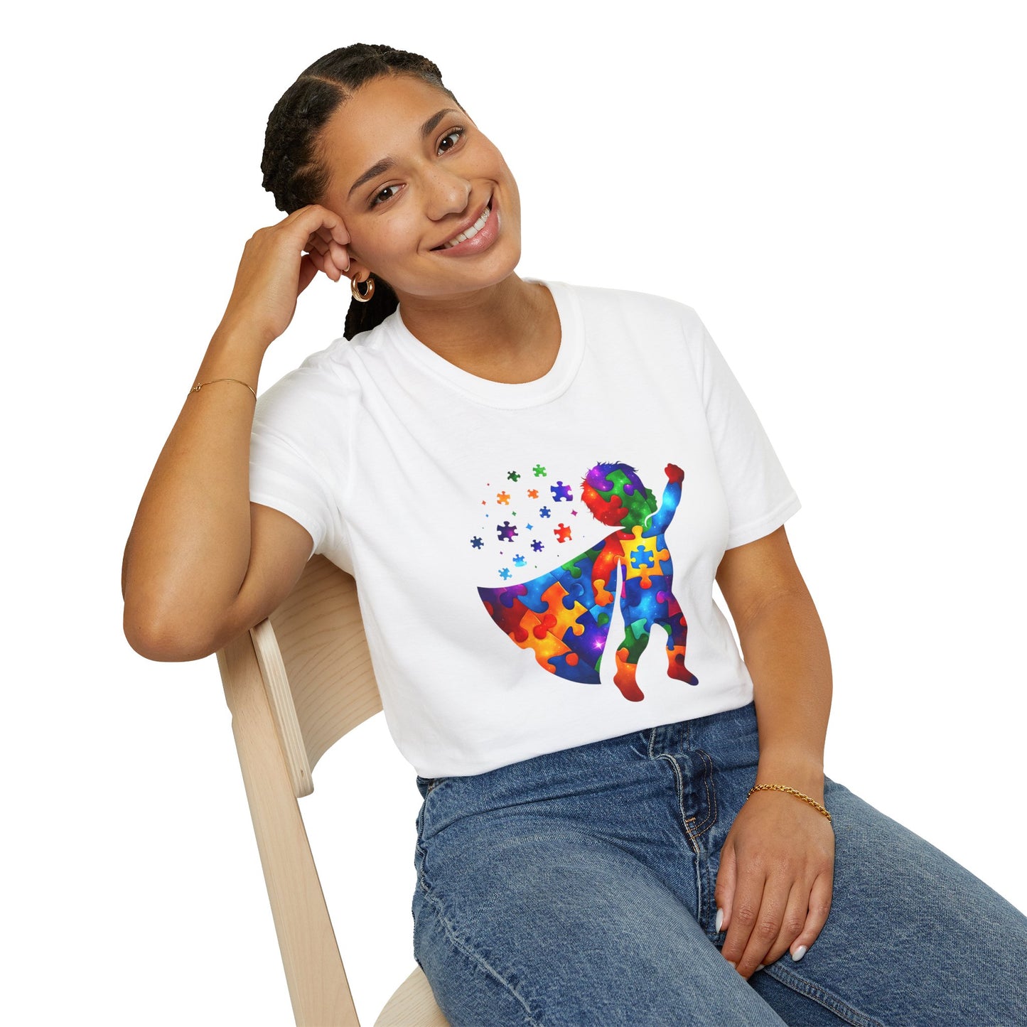 Unisex Softstyle T-Shirt - Autism Superhero