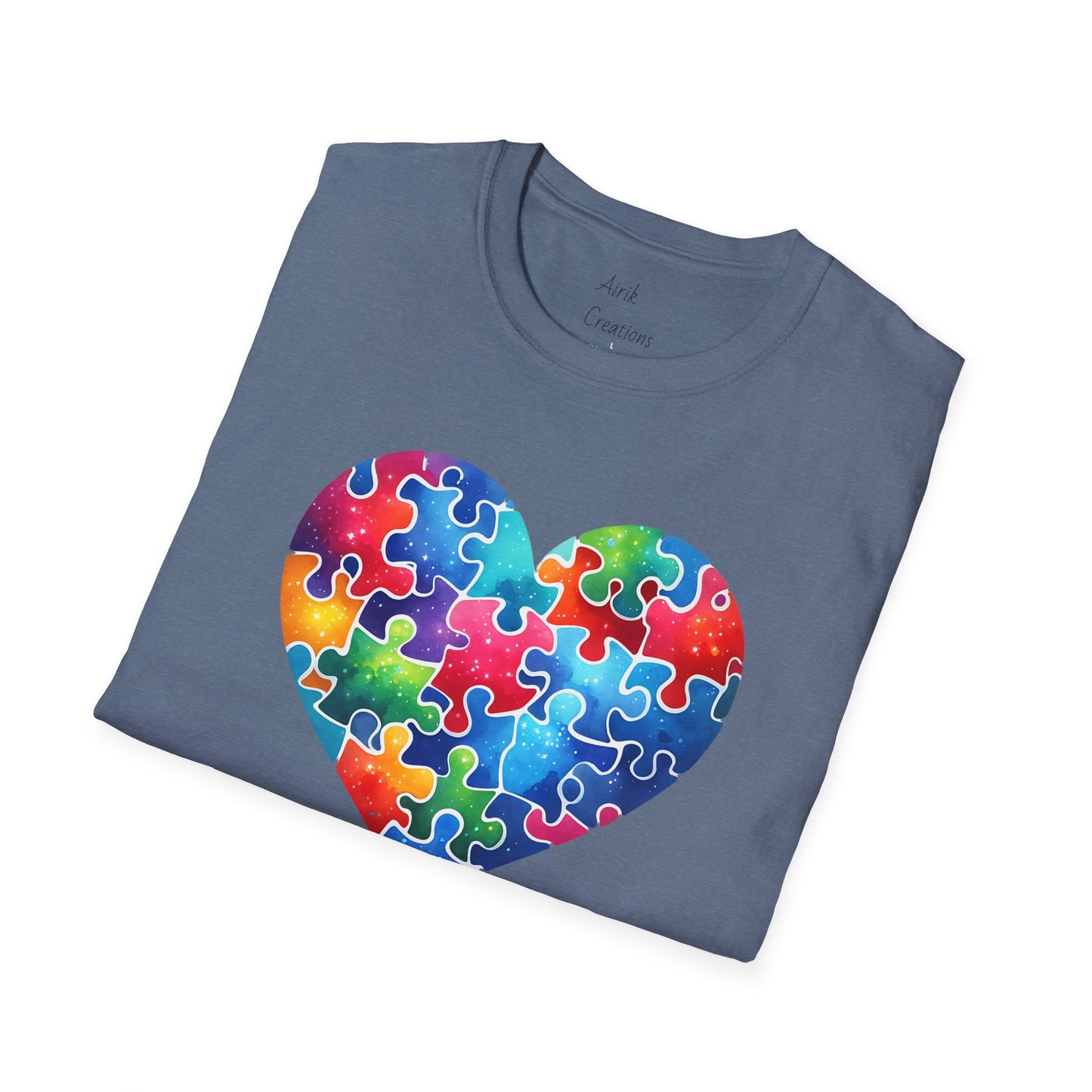 Unisex Softstyle T-Shirt - Autism Heart